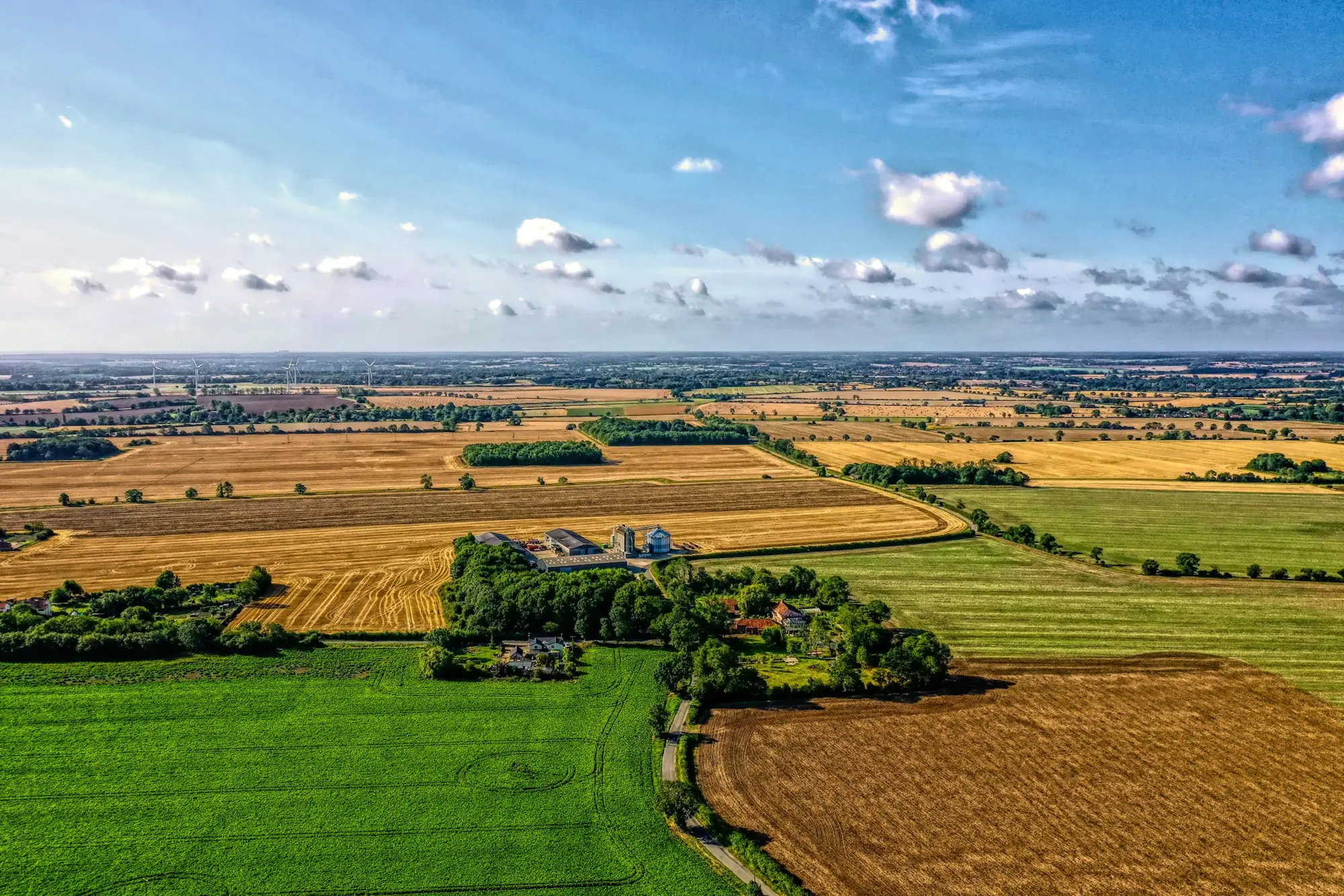 Agriculture drone survey in Gloucestershire